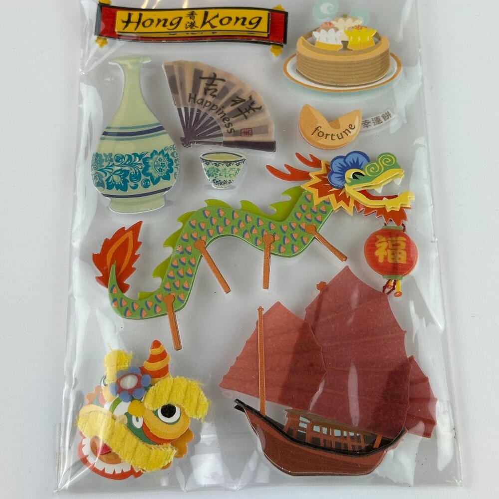 NEW Recollections Hong Kong Stickers